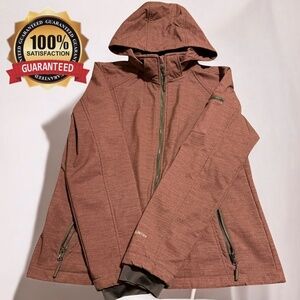 Free Country Fleece-Lined Hooded Jacket Large – Violet/Purple Warm & Pocket-Rich